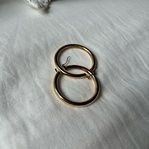 Gold Chunky Hoops